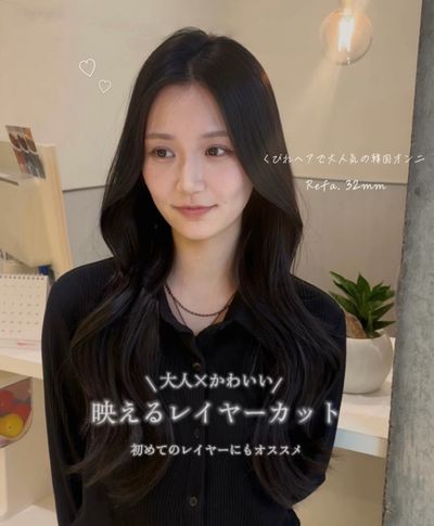 韓国風カット『スタイリングまで♪』