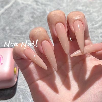 「チップ長さだし」ワンカラー／ラメグラデ(ロングサイズ)