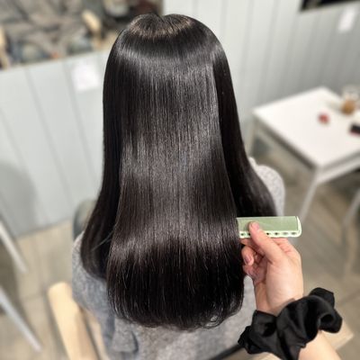 【艶髪になりたい方必見👀】酸性縮毛矯正+aujua tr +ケアプロ
