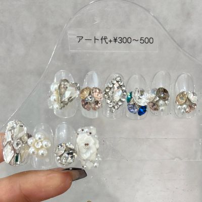 optionアート🎨vカットビジュー