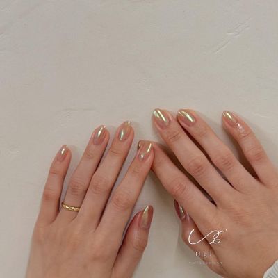 【 HAND 】オーロラネイル　¥7000