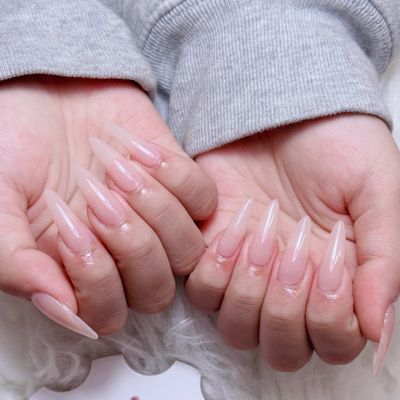 【Hand】《チップ長さだし》ワンカラー💅