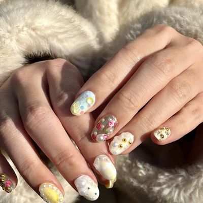持ち込みデザイン6〜10本アート