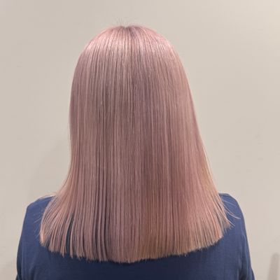 🦖新規限定クーポン🧡前髪カット+ブリーチ+カラー+cmcトリートメント🦖