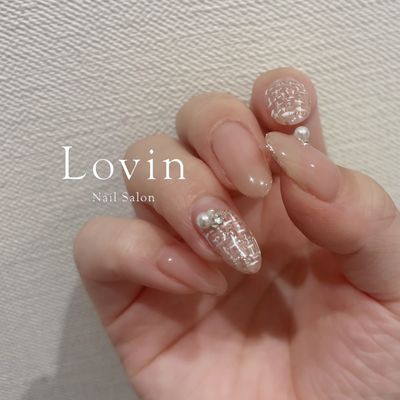 【ネイリー限定価格♡】ツイードネイル□オフ込み