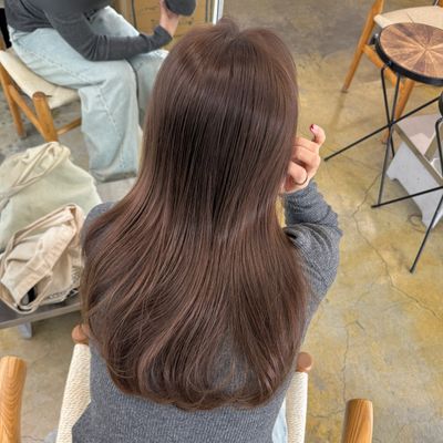 カット+髪質改善カラー+りんご幹細胞トリートメント✨