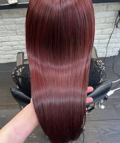 カット＋ブリーチなしダブルカラー＋トリートメント￥16500［渋谷］