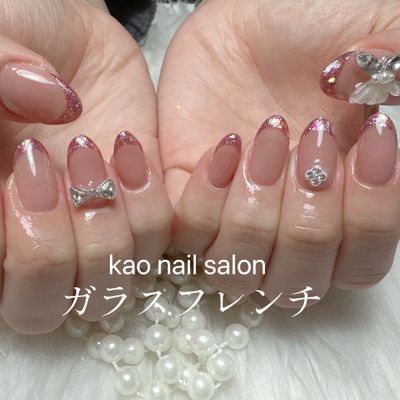【ハンド】フィルイン+美フォルム ガラスフレンチ 7900