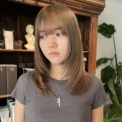 〘新規様限定〙カット+透明感カラー +2stepリッチトリートメント
