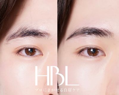 メンズ【眉毛で垢抜け】HBL(眉毛パーマ)◎毛流れ矯正で理想眉