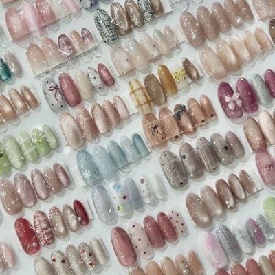 【100種の定額★】マグネットカラー使用デザイン★【マグネットネイ