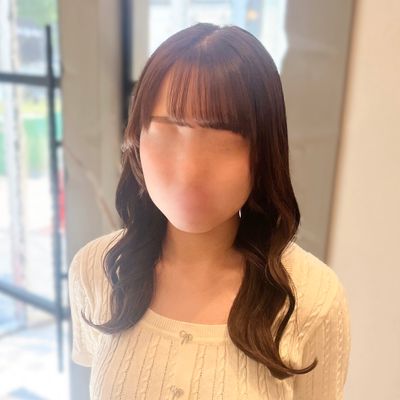 🎟️推し活前に♡【垢抜けカット＋コテ巻き仕上げ】