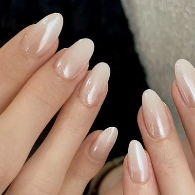 うる艶光沢ミラーワンカラーネイル💖