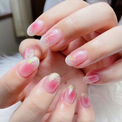 🍑チークネイル🍑