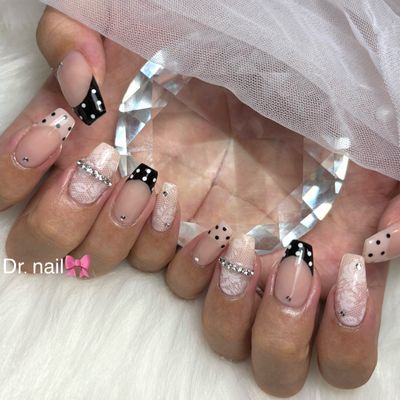 🩵🧸フルアート🧸🩵＋✨長さ出し10本✨