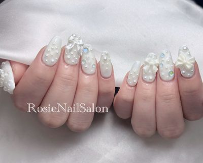 ★新規ジェルオフ無料★］パーツつけ放題（ワンカラー)¥9900