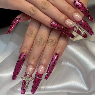 🎀チップ長さ出し10本+持ち込みのデザイン🎀