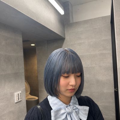 ケアハイブリーチダブルカラー＋髪質改善レブリトリートメント