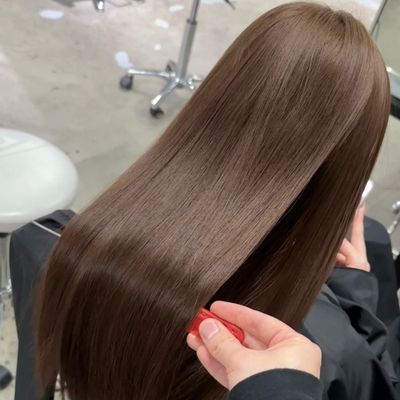 カット＋ブリーチなしダブルカラー＋トリートメント