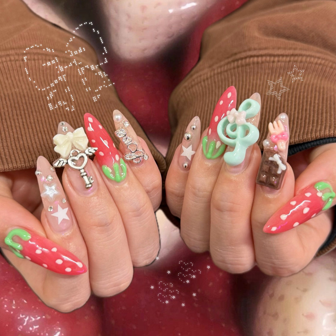 ネイル 💅✨ ⁡ #mrsgreenapple #ゼンジン未到とイミュータブル #推しネイル