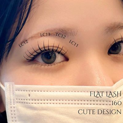 🎀フラットラッシュ160本🎀¥5400