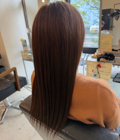 髪質改善ストレート＋ケラチントリートメント