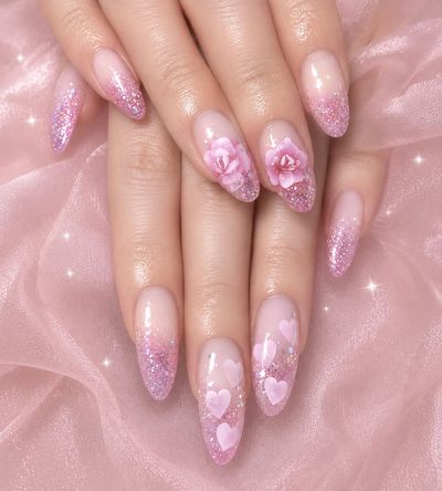 スカルプチュアグラデーション➕エアブラシ