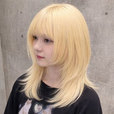 🩷デザインカット➕全頭艶カラー➕内部補修TR🩷