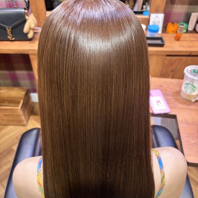 超高濃度水素髪質改善ストレート+水素ケアカラー