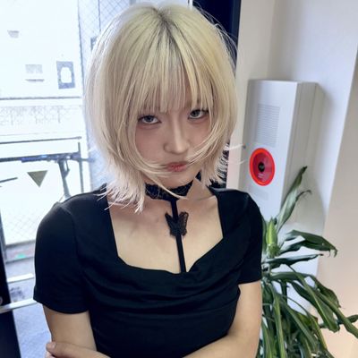 【学割U24】デザインカット+トリプルカラー+最高級エフェクトブリーチ