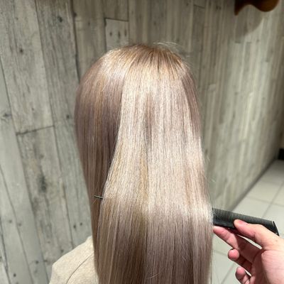 ダブルケアブリーチ&似合わせカット&高濃度ケラチントリートメント