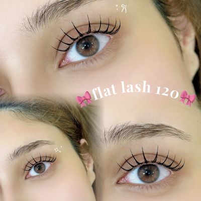 【人気No.1💞✨】韓国風束感まつ毛
フラットラッシュ120本