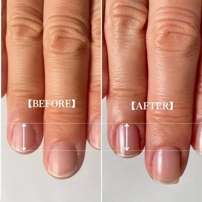 リピーター様　自爪育成ネイルケア