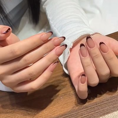 🩵カラーベース➕フレンチ