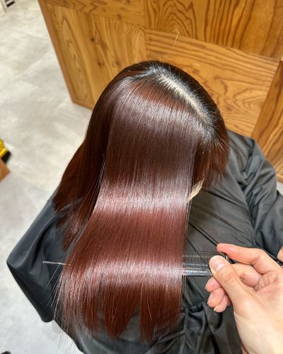 美髪矯正+カット+トリートメント