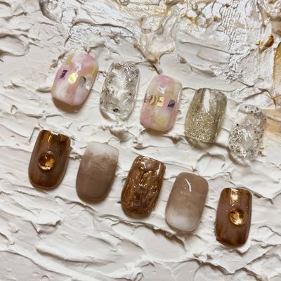 今月限定の定額ネイル💅オフあり・オフなし¥8800❣️ご新規さま他店オフ無料