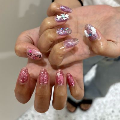 持ち込み可能5本アート🖤⛓️パーツ載せ放題💫