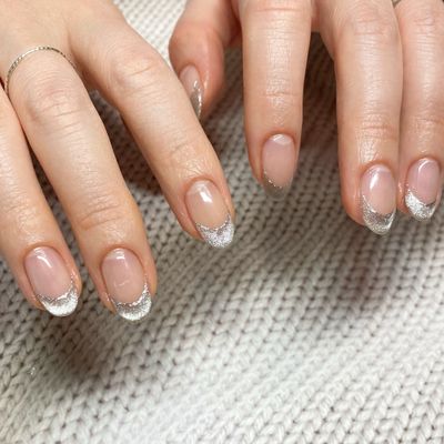 グラデーション,フレンチジェルネイル