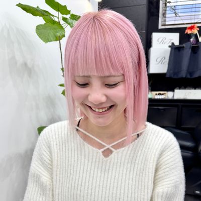 【1日1名様限定】ケアブリーチ+カラー+カット+17Stepケア¥19,800