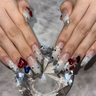 【アクリルスカルプ】180やり放題💅🏽