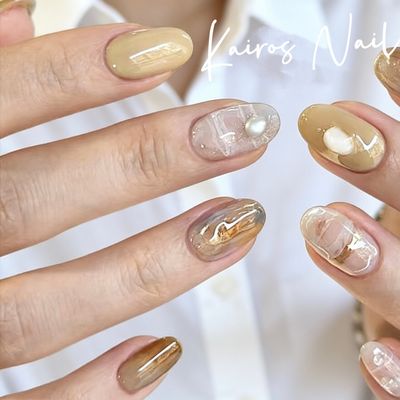 シンプルニュアンスネイル