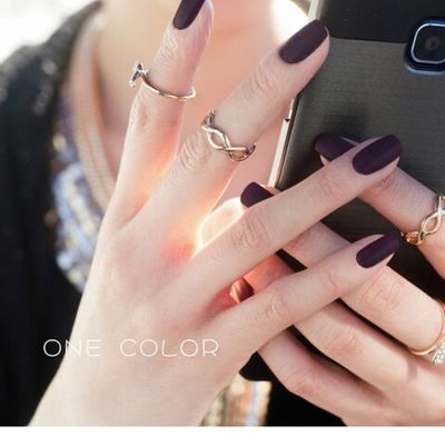【ネイルの定番♪】大人気ワンカラー♪