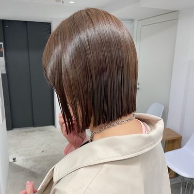 カット＋ケア艶カラー＋クイックトリートメント