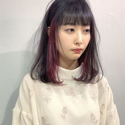 【💖今だけ💖】インナーカラー(インナーブリーチ＋全体カラー)＋トリートメント🪄