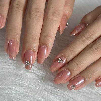 🪞ミラーネイル🪞(オフ、ケア込み)