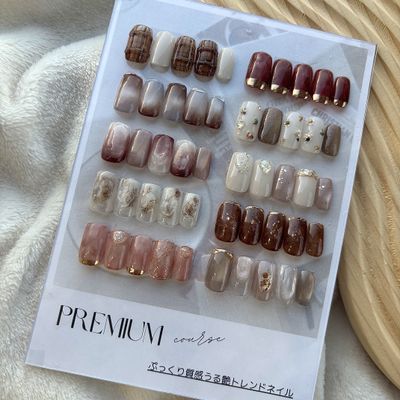 ぷっくり質感うる艶トレンドデザイン【PREMIUM course】