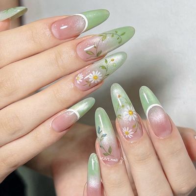 ジェル長さ出し10本+シンプルデザイン
