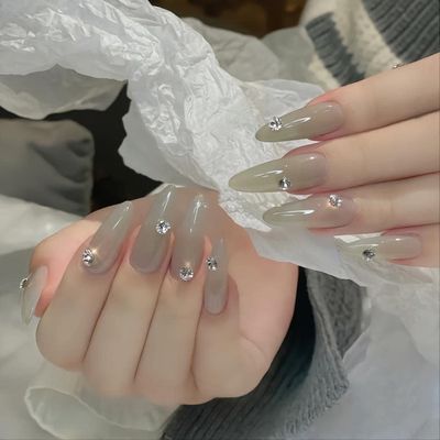 チップ長さ出し　ワンカラー　6500円