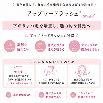 アップワードラッシュ（フラットラッシュ）100本　オフ込み