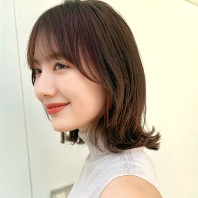 カット＋高保湿3stepTr【表参道前髪顔周りレイヤーボブミディアムボブ】